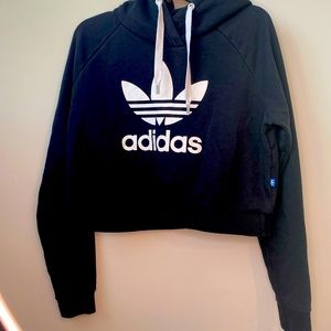 Adidas Crop Hoodie!
